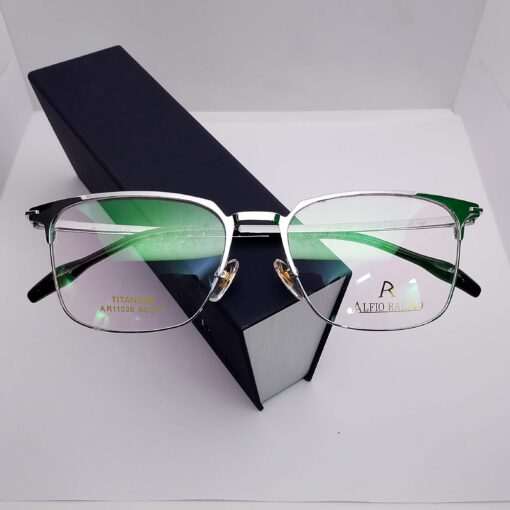 AR11036 Alfio Raldo Titanium Full Rim Silver