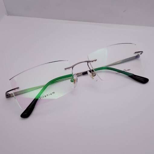 60002 Jane Austen Titanium Rimless Grey-Silver