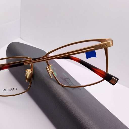 ZS-85002 Zeiss Titanium Full Rim Gold