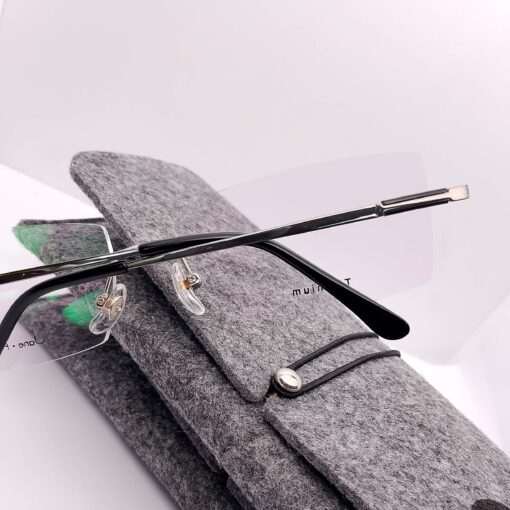 10335 Jane Austen Titanium Rimless Dark Silver