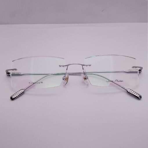 10501 Jane Austen Titanium Rimless Silver