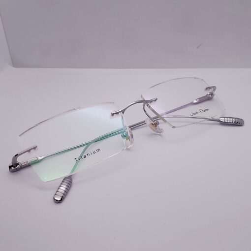 10501 Jane Austen Titanium Rimless Silver