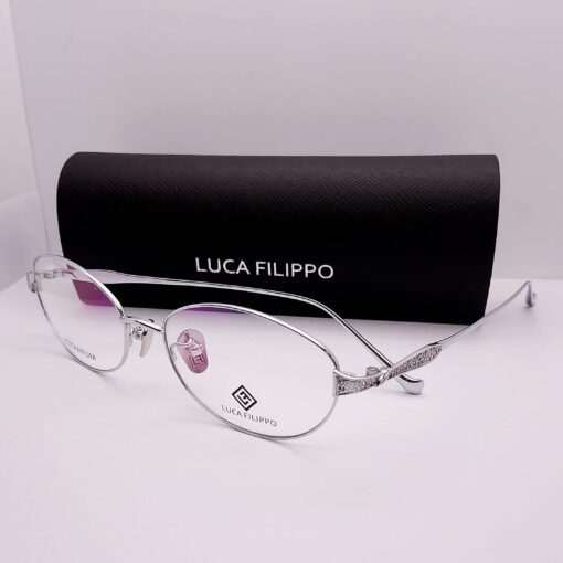 LF8302 Luca Filippo Titanium Full Rim Silver