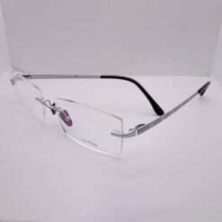D-5196 Jane Austen Titanium Rimless Silver
