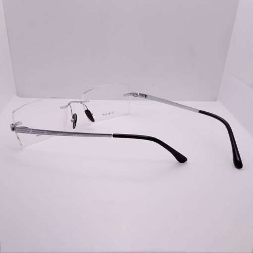 D-5196 Jane Austen Titanium Rimless Silver