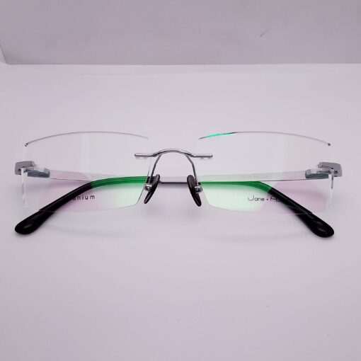 D-5196 Jane Austen Titanium Rimless Silver