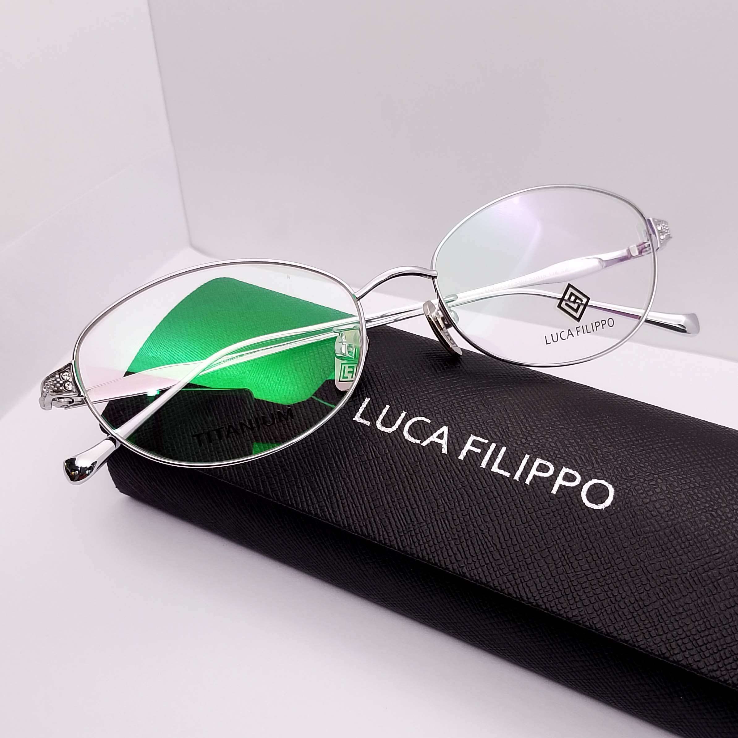 LF8302 Luca Filippo Titanium Full Rim Silver - Image 4