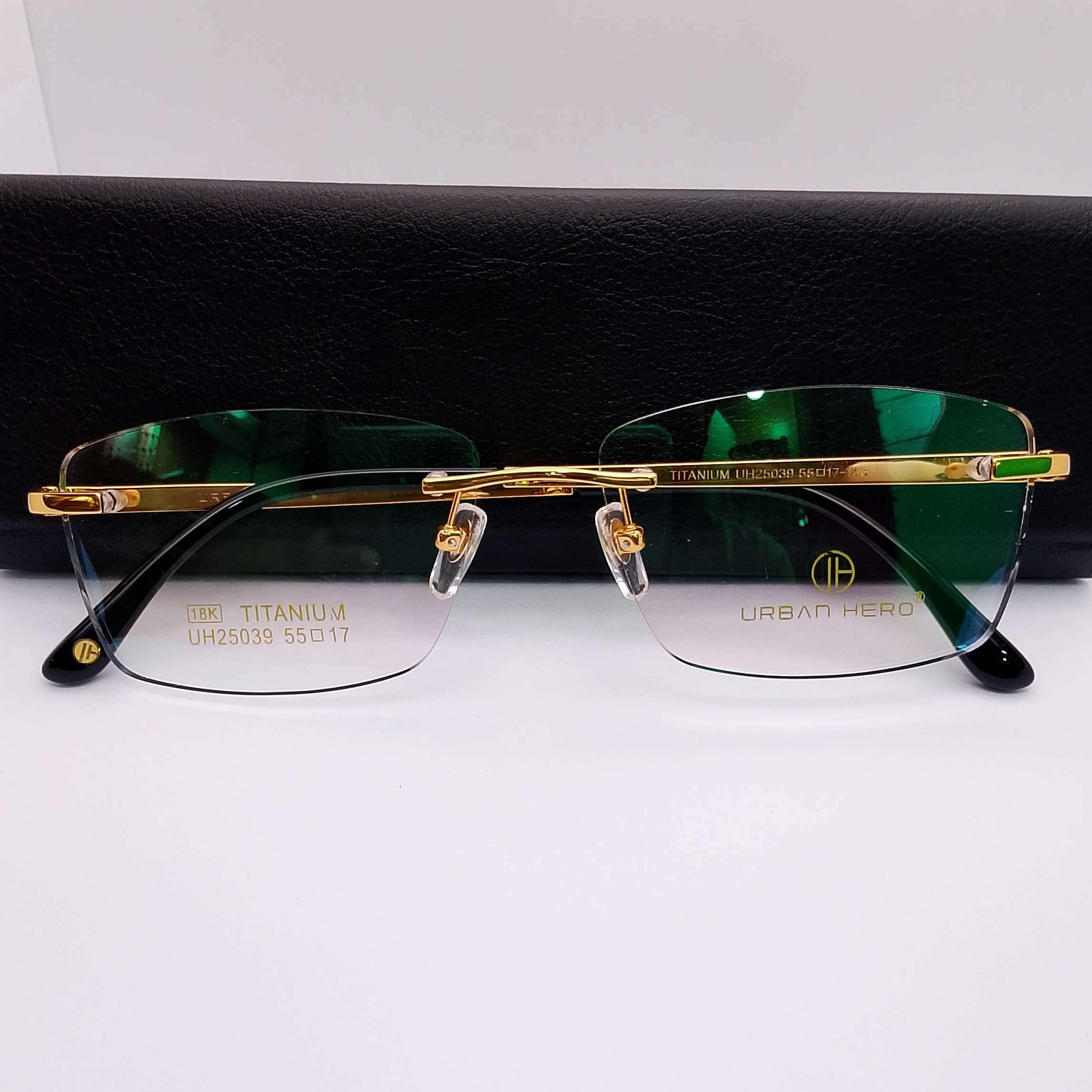 UH25039 Urban Hero Titanium Rimless - Image 3