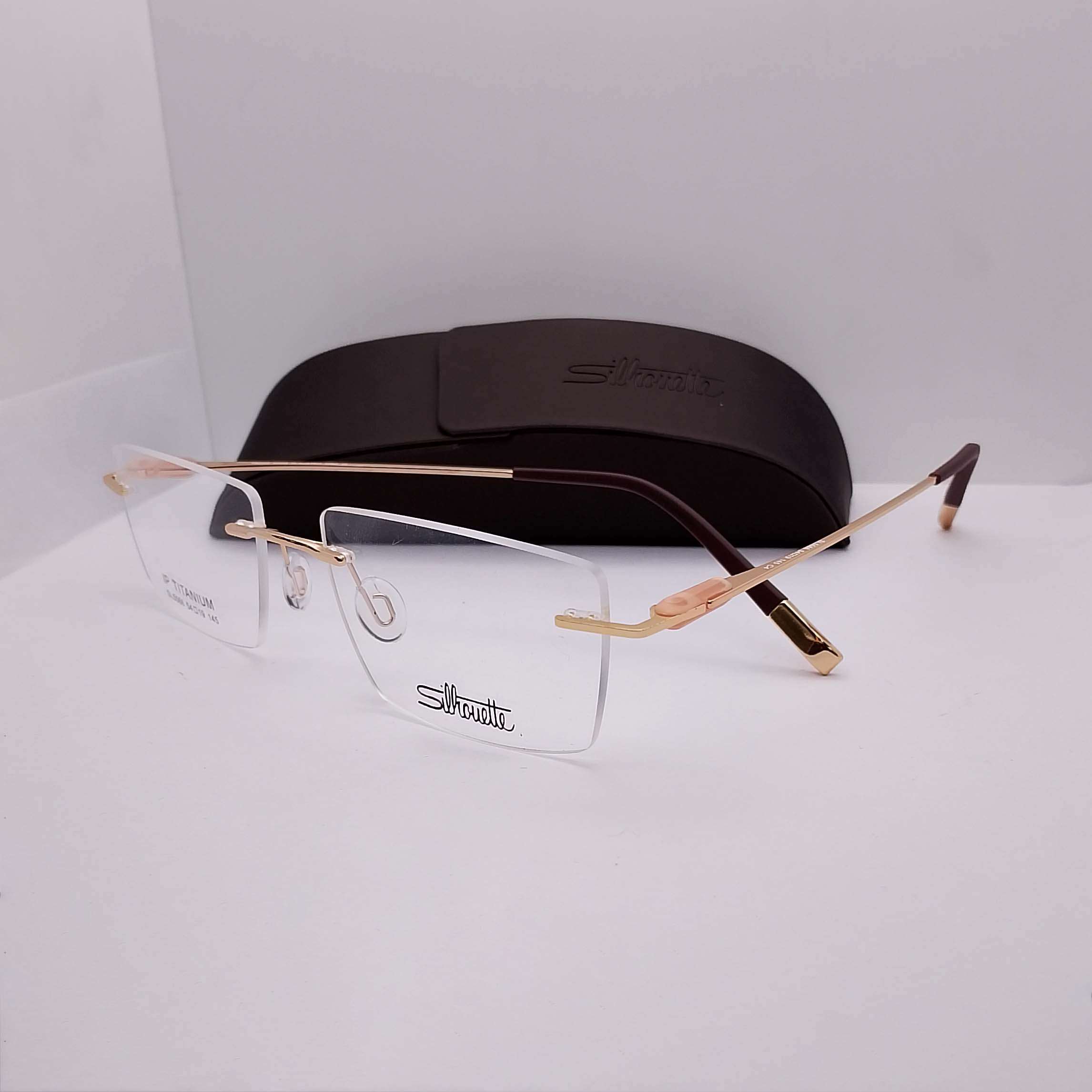 SL5566 Silhouette Titanium Rimless Gold