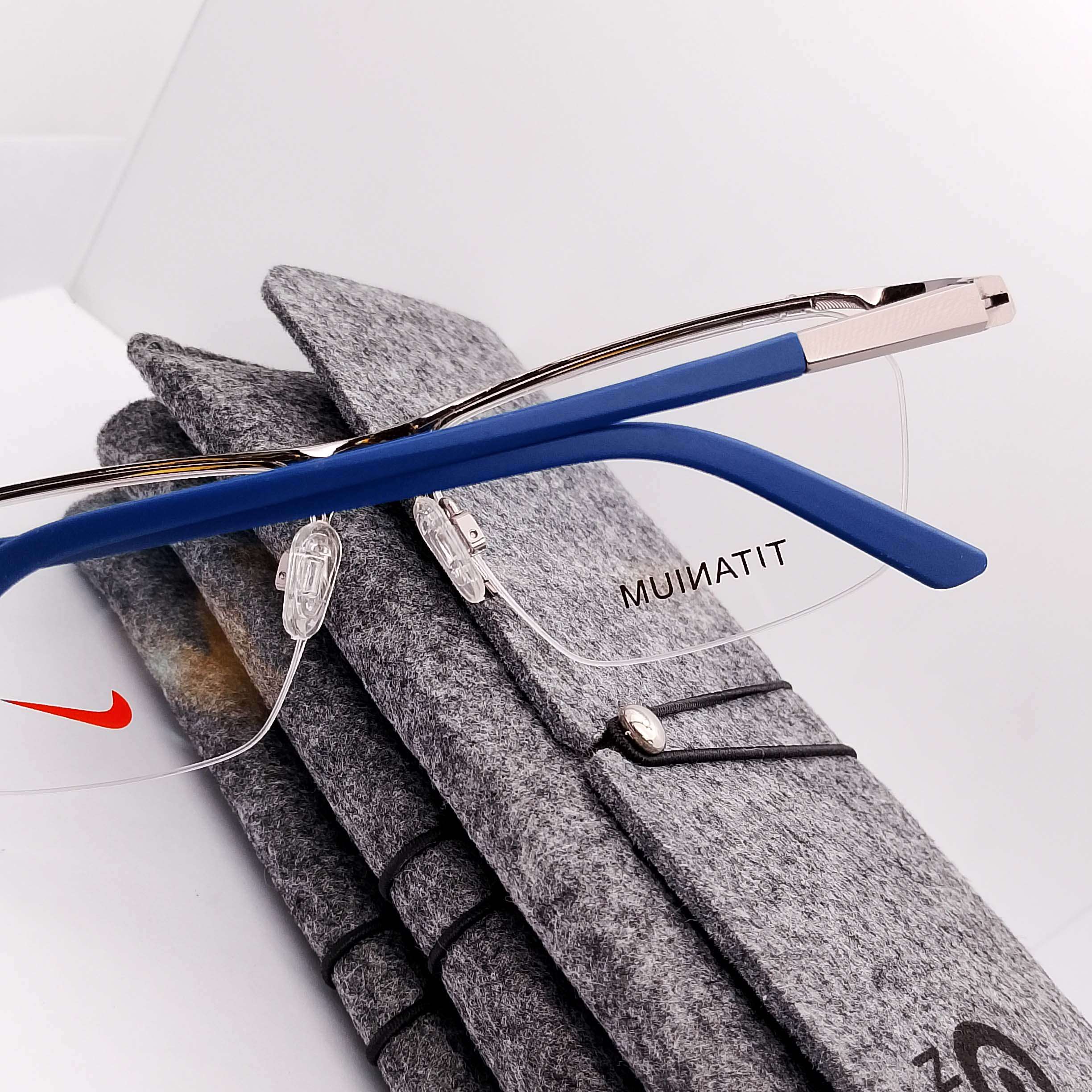 Exclusive Half Rim Nike NSKE 6044/1 Silver-Blue - Image 2