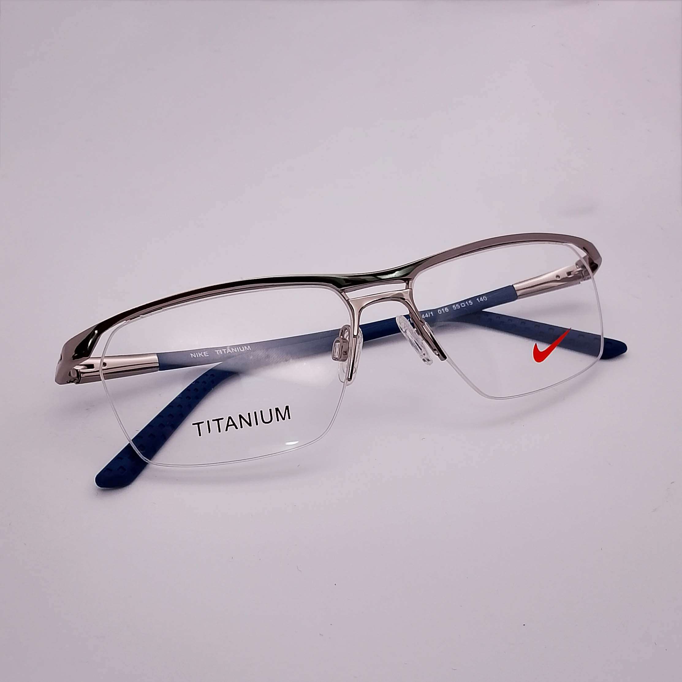 Exclusive Half Rim Nike NSKE 6044/1 Silver-Blue - Image 4