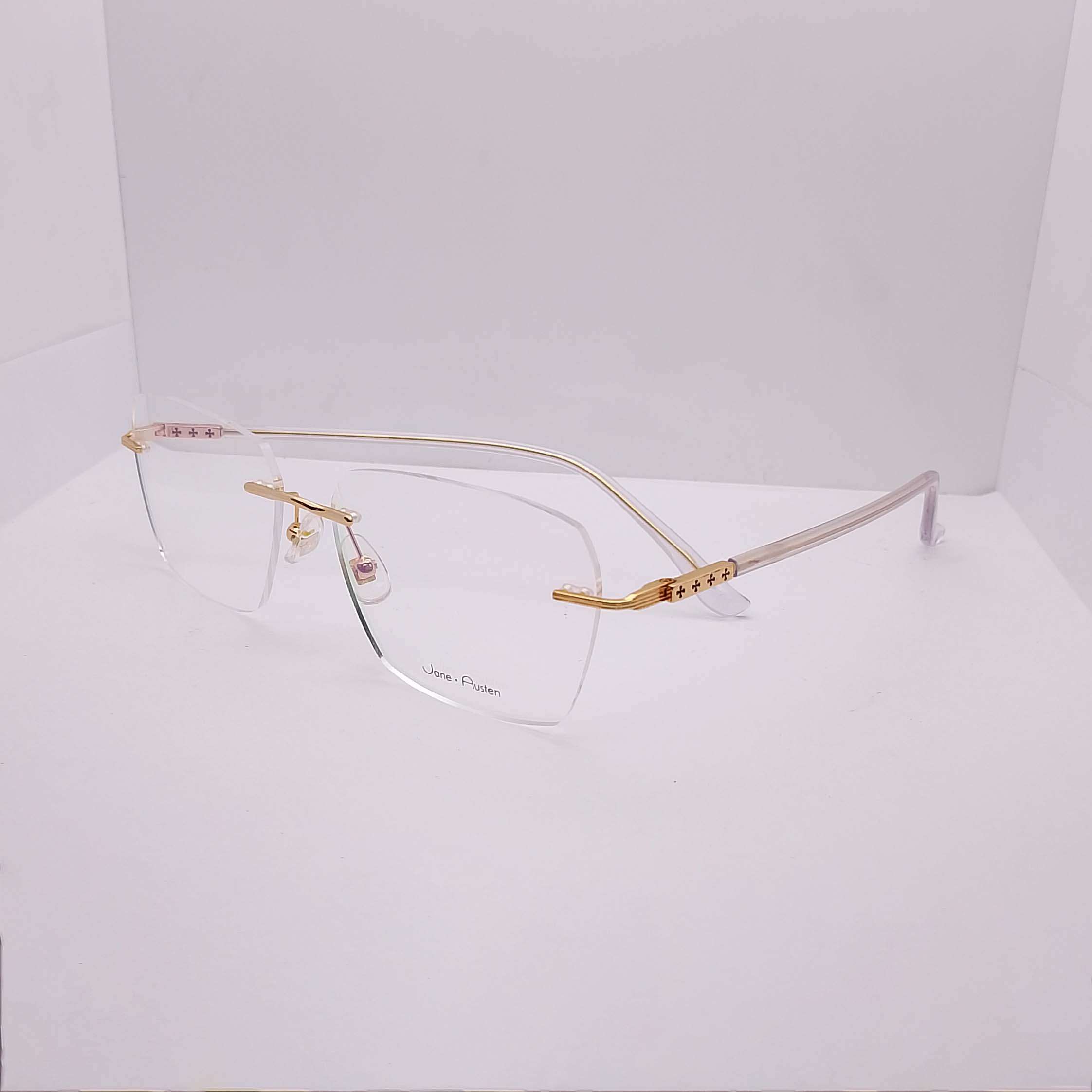 LH7763 Jane Austen Titanium Rimless
