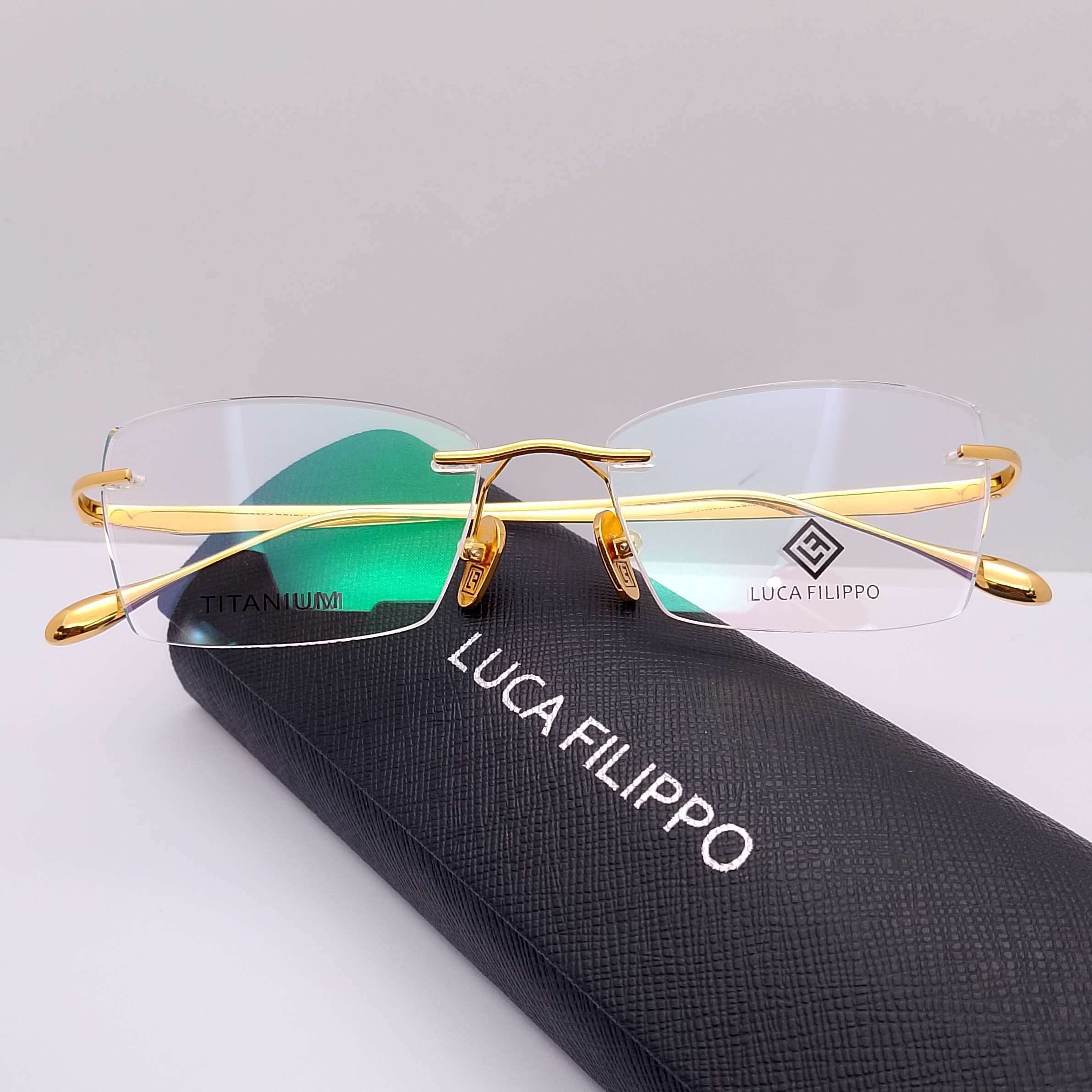 LF8301 Luca Filippo Titanium Rimless - Image 3