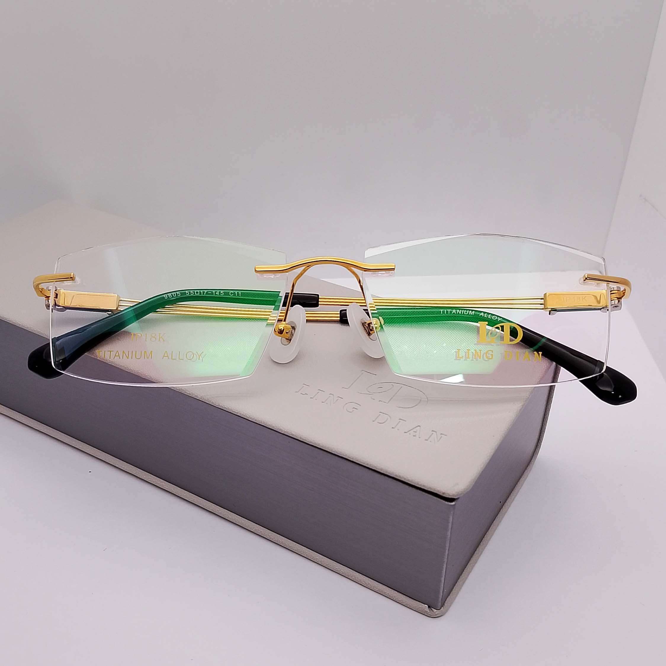 9805 Ling Dian Titanium Rimless - Image 3
