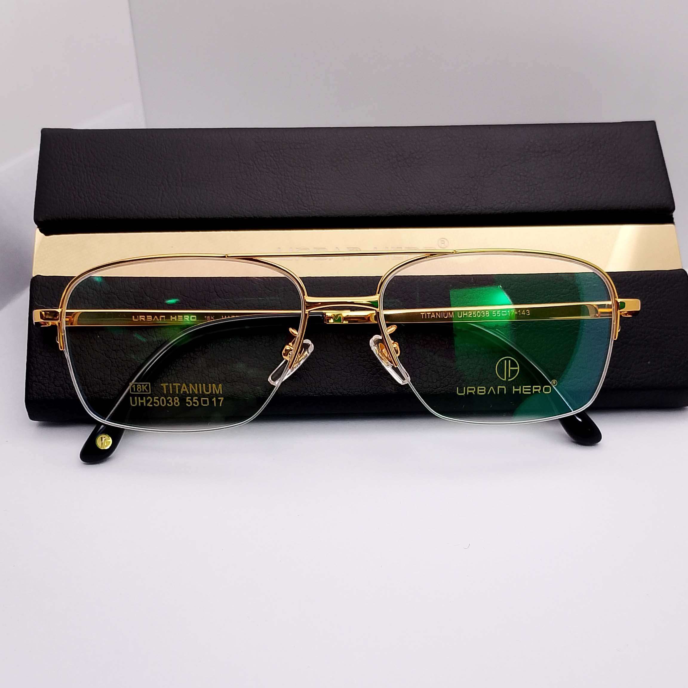 UH25038 Urban Hero Titanium Half Rim - Image 3