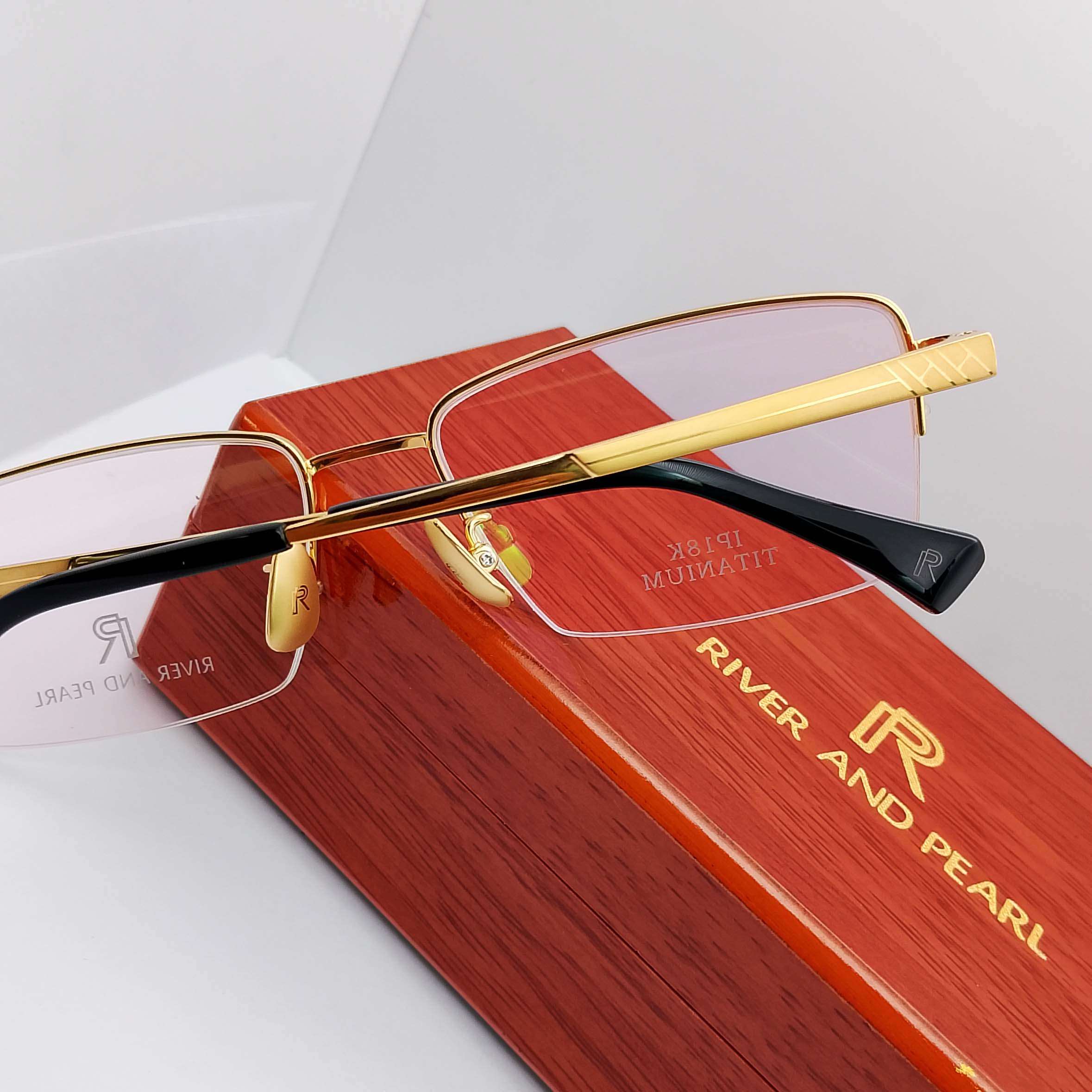R-8211 River and Pearl Titanium Half Rim - Image 2