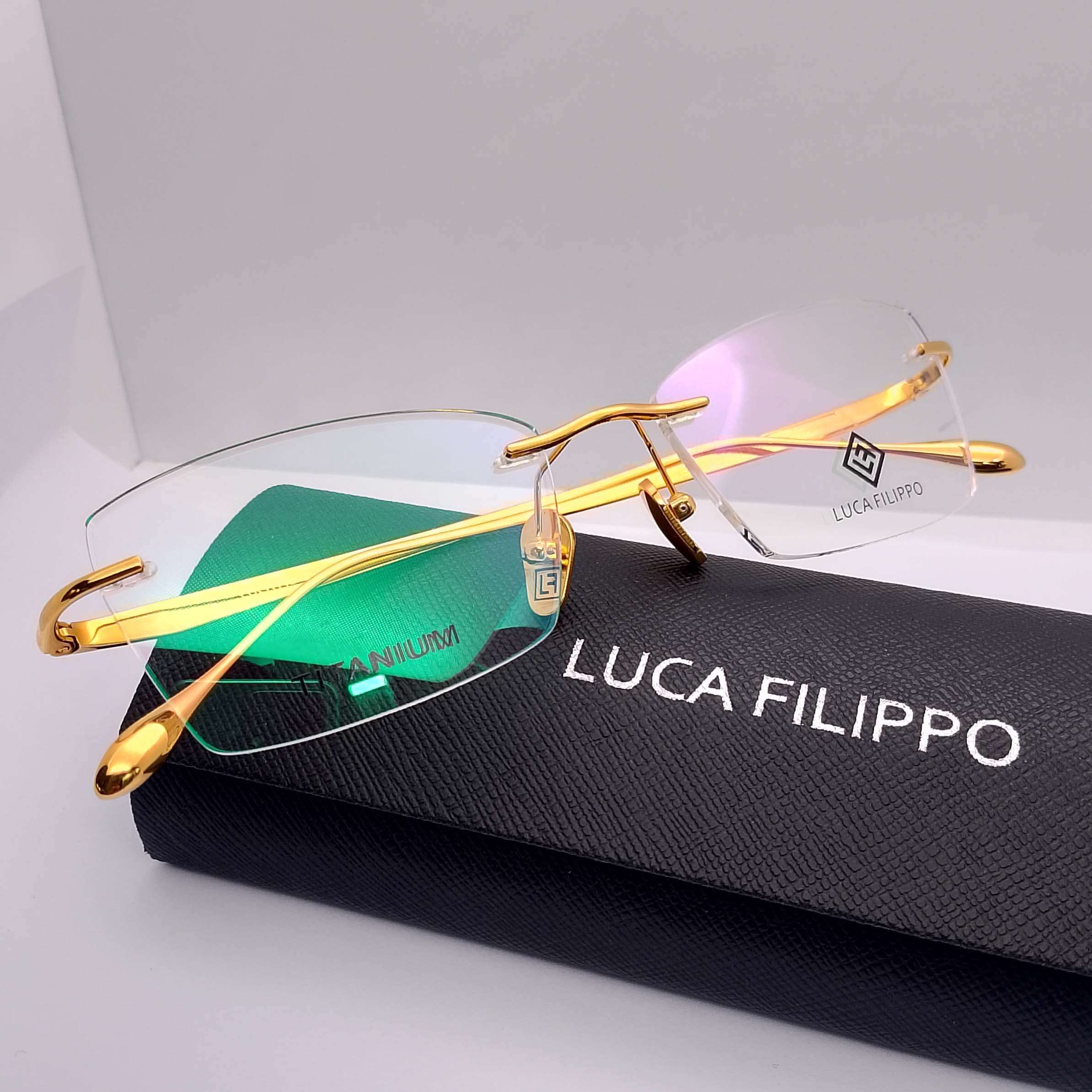 LF8301 Luca Filippo Titanium Rimless - Image 4