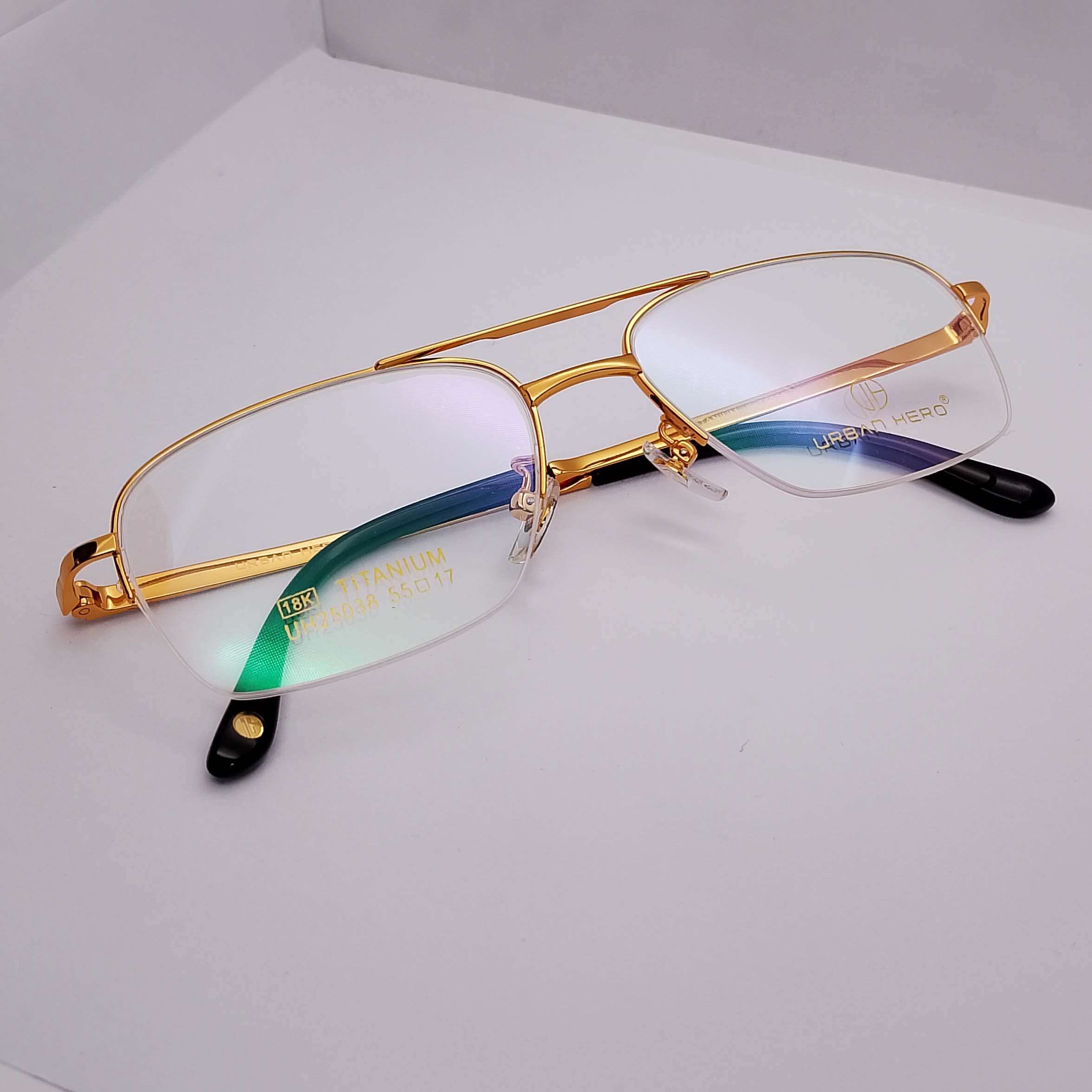 UH25038 Urban Hero Titanium Half Rim - Image 4