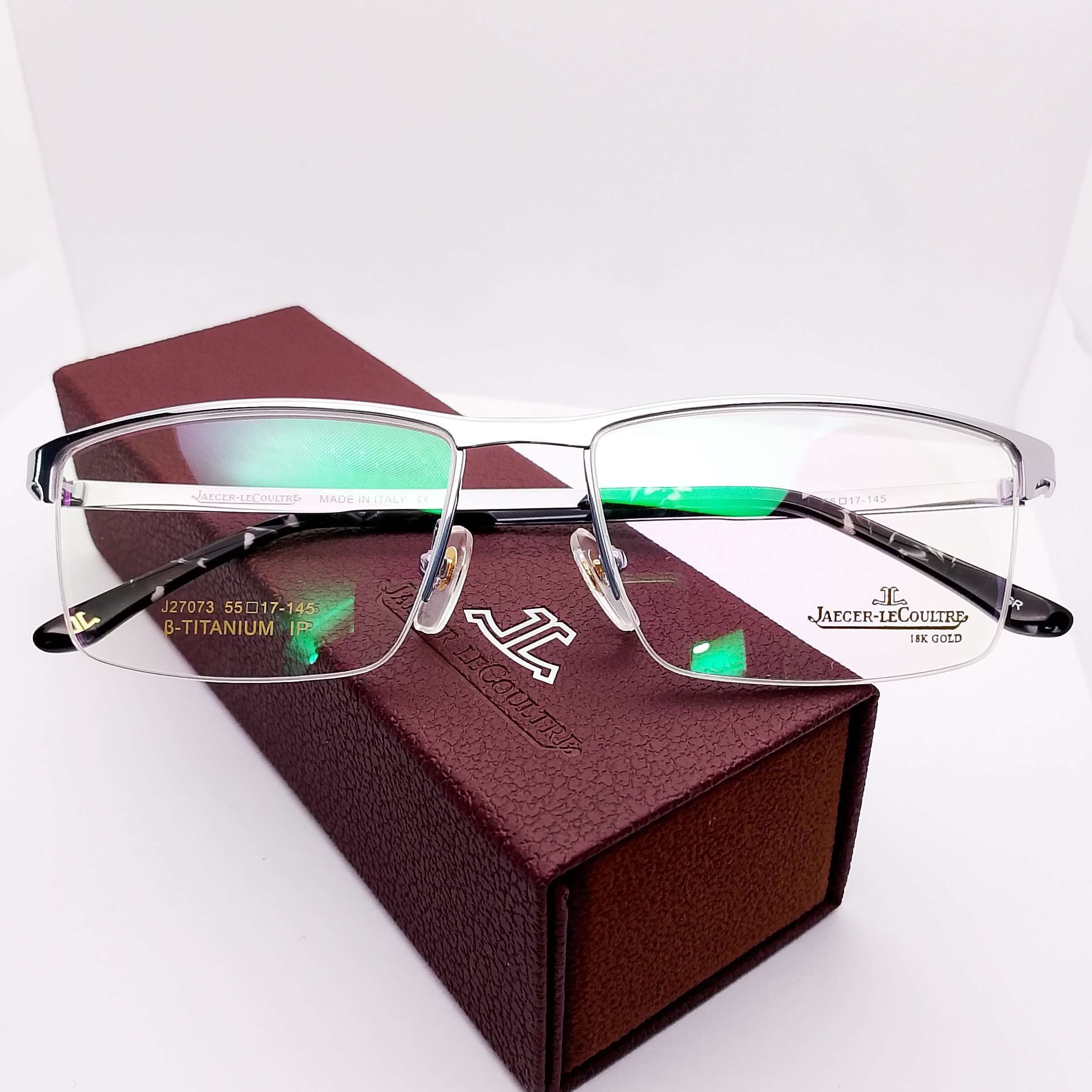 J27073 Jaeger-LeCoultre Titanium Half Rim Silver - Image 3