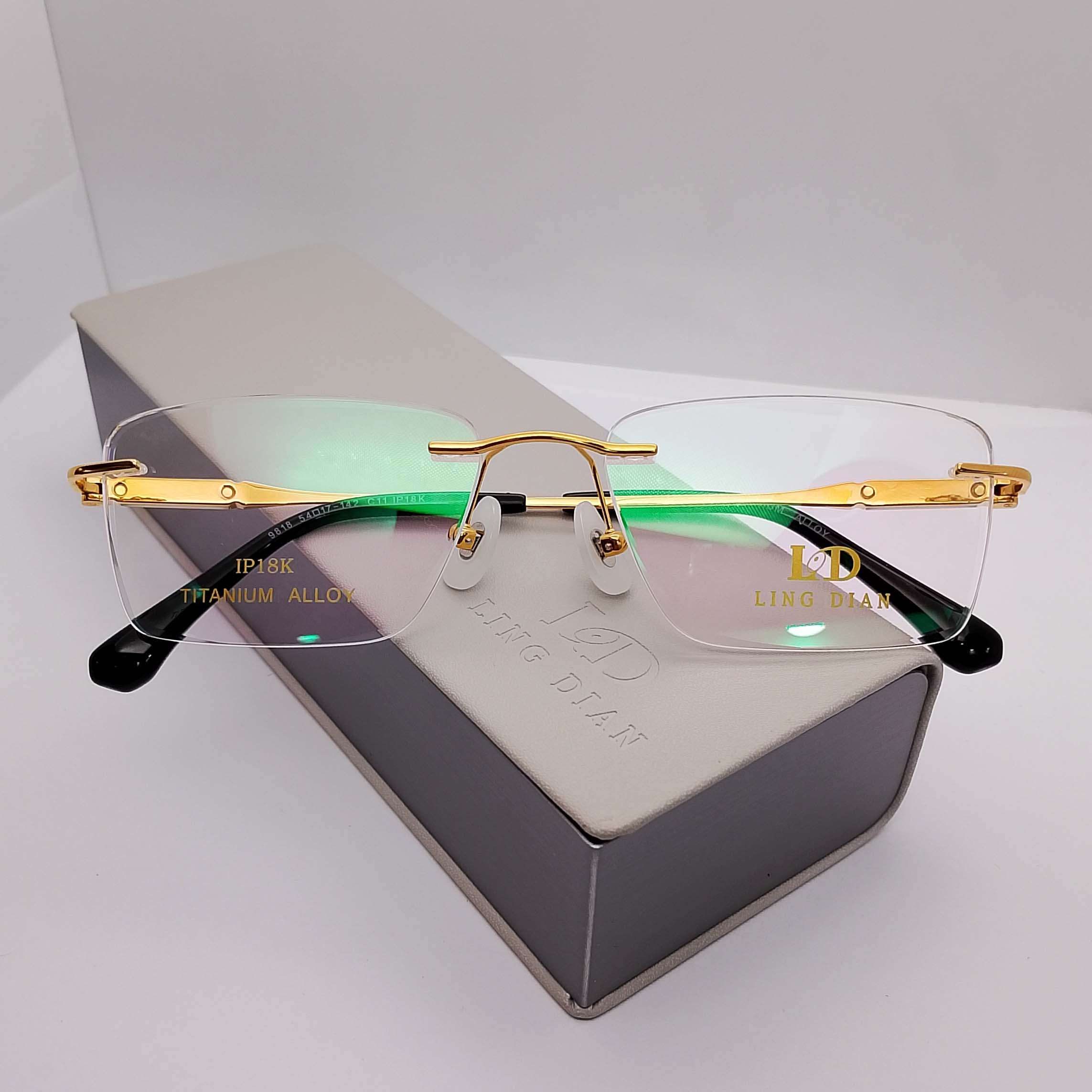 9818 Ling Dian Titanium Rimless - Image 3
