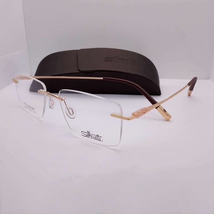 SL5561 Silhouette Titanium Rimless