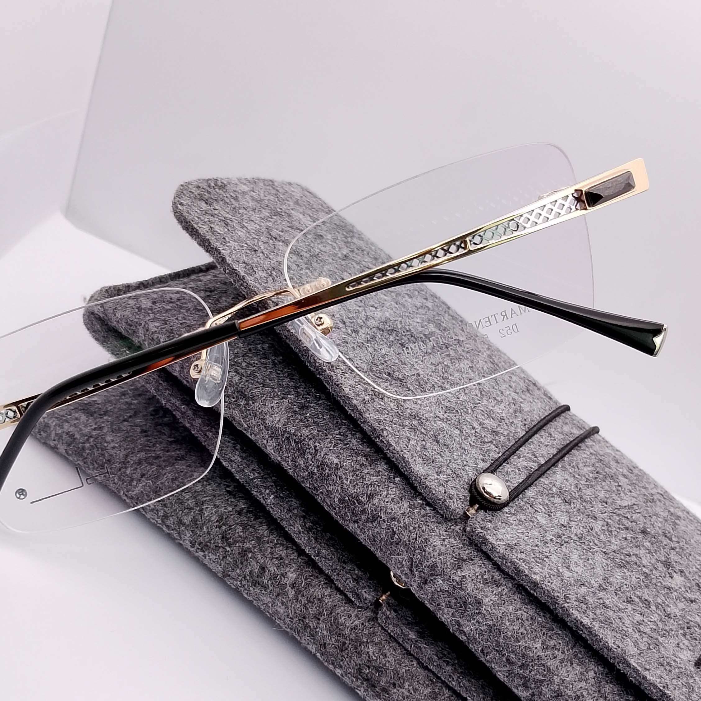 D52 Martensite Rimless Golden - Image 3