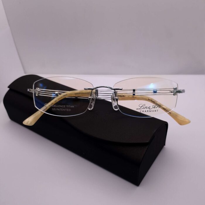 XL2025 Line Art by Charmant Titanium Rimless - Image 3