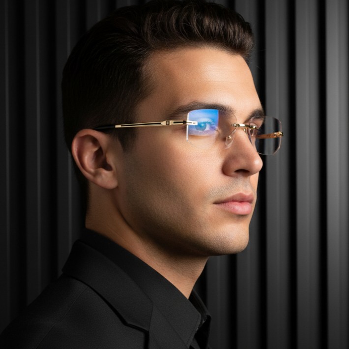 Luxury Rimless Anti Blue - V004