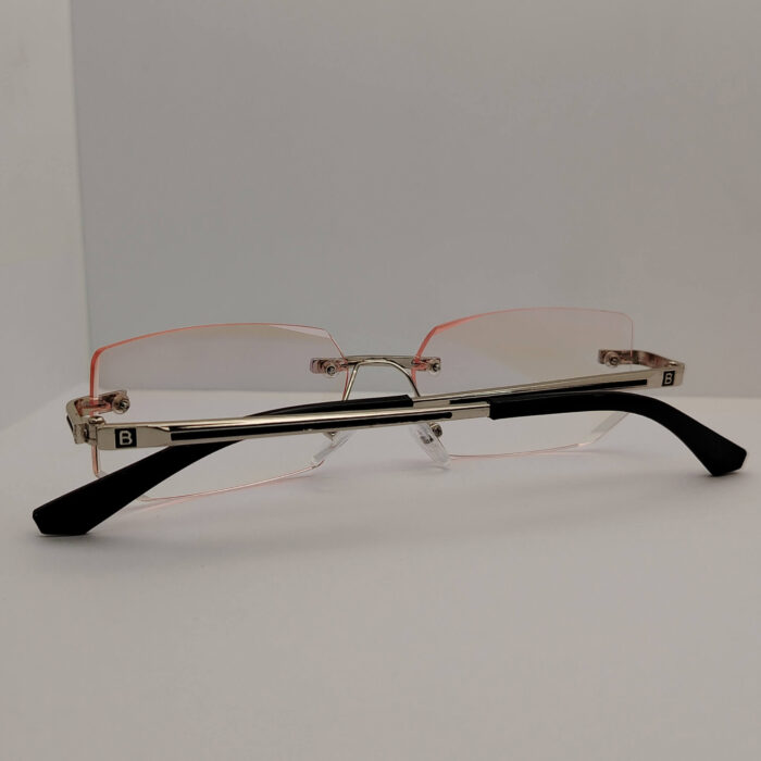 Luxury Rimless Anti Blue - V004-Silver - Image 4