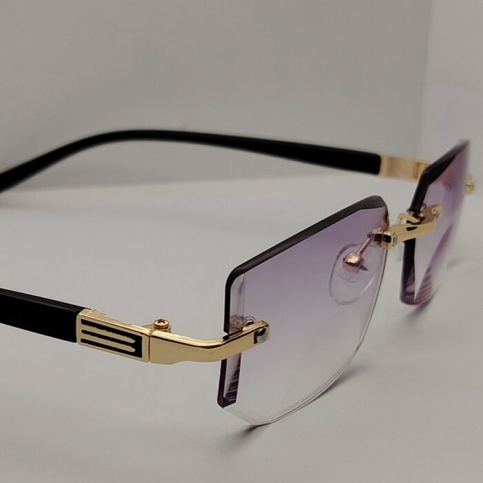 Luxury Rimless Anti Blue - V007-Gold - Image 4