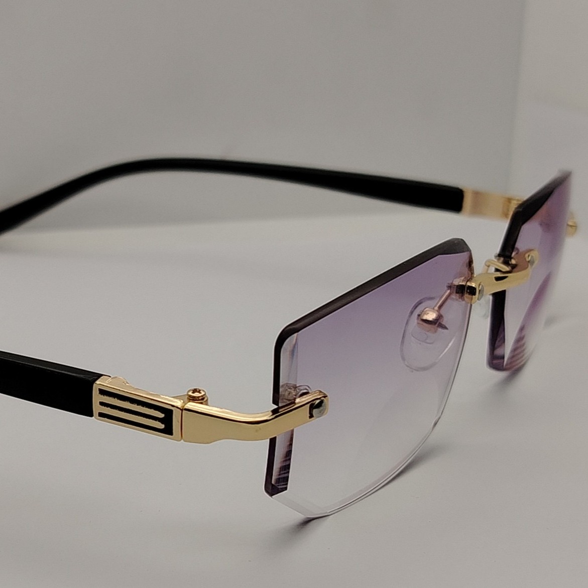 Luxury Rimless Anti Blue - V007-Gold - Image 4