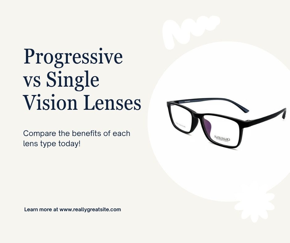 Progressive vs single vision lens comparison chart Bangladesh