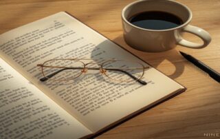 Reading glasses on book - why people above 40 need reading glasses in Bangladesh - Nine Optic