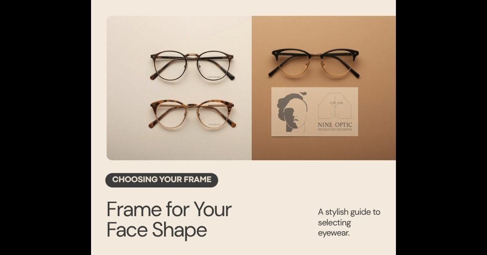 Shop eyeglasses online by face shape Bangladesh with cash on delivery - Nine Optic guide