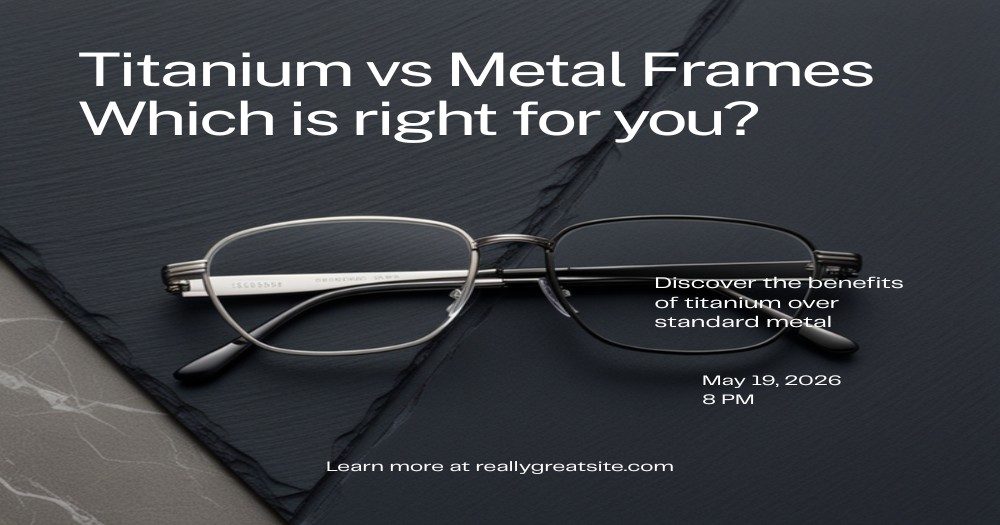 Shop premium titanium eyeglasses online in Bangladesh with cash on delivery - Nine Optic