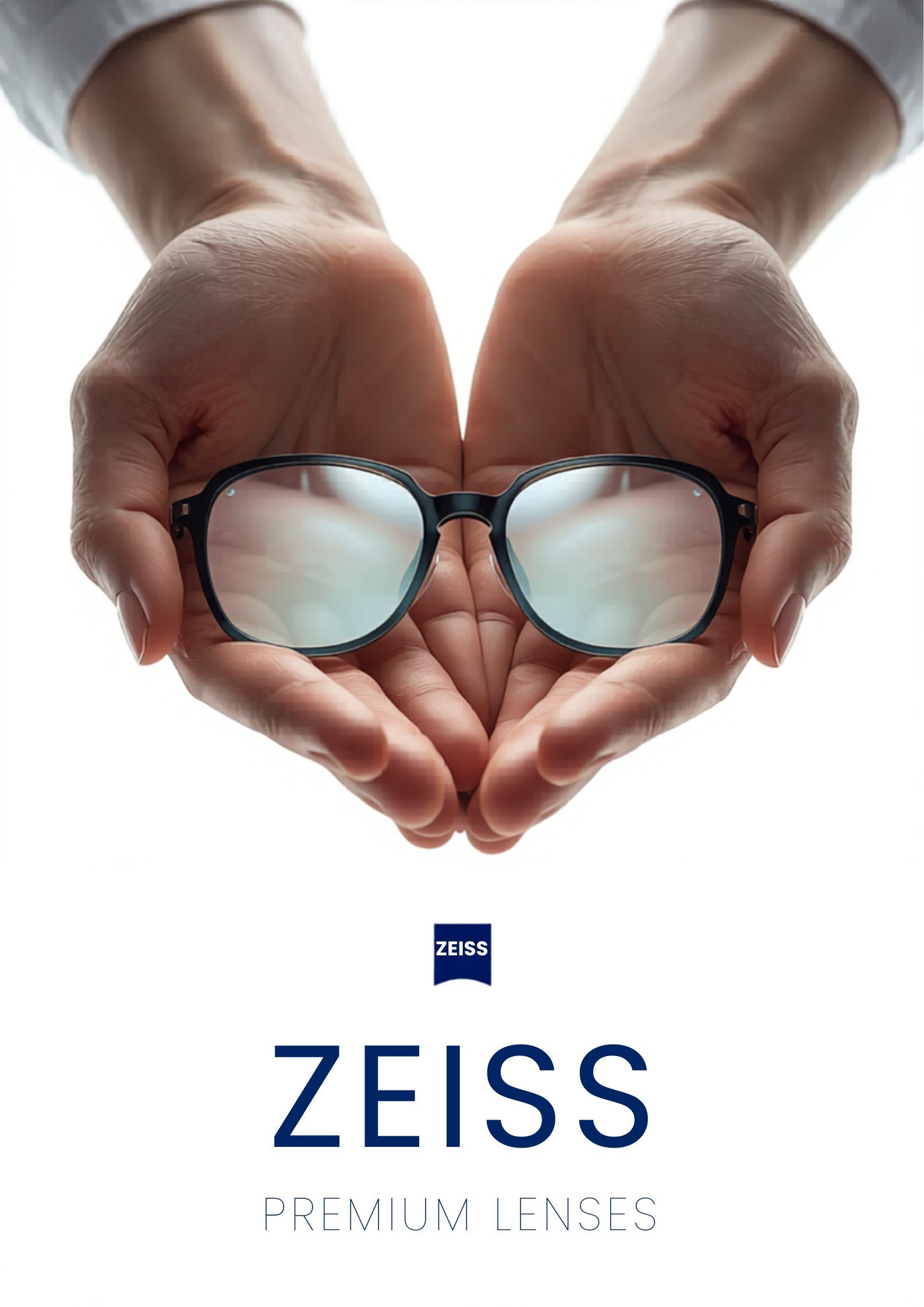 Authentic ZEISS spectacle lens — precision optical technology made in Germany